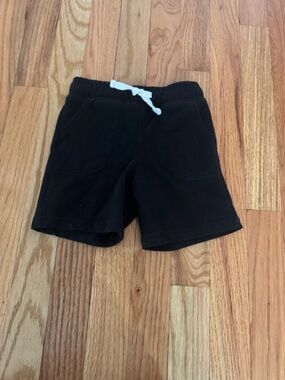 4/$12 Cat & Jack Black Shorts with White Drawstring